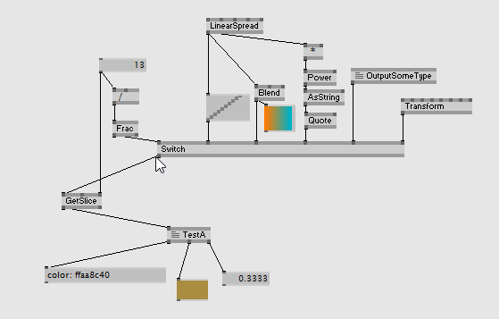 various data over one connection