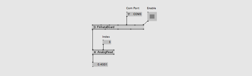 Getting data from an analog sensor. As easy as that.