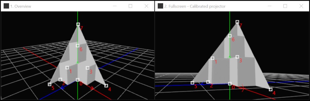 Calibrate projector