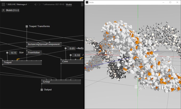 Shiny generative graphics with vvvv and VL.Stride